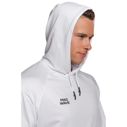 trenerka-bela flex hoodie, mad wave