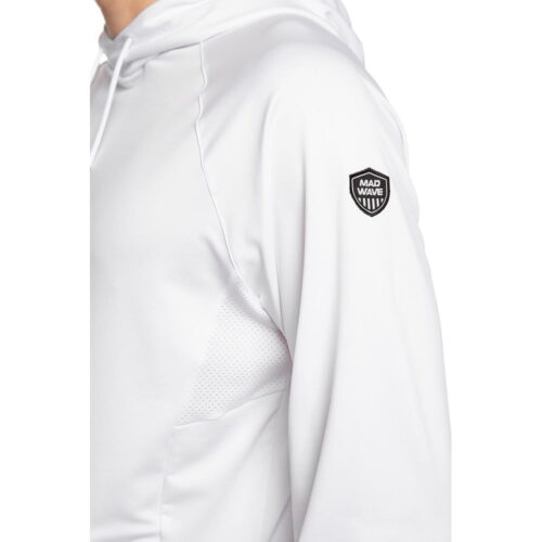trenerka-bela flex hoodie, mad wave