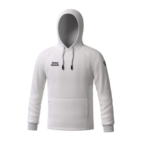 trenerka-bela flex hoodie, mad wave
