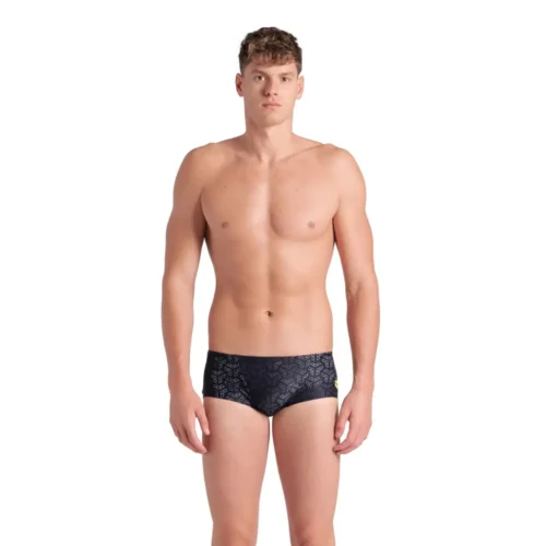 007922-550-MEN'S ARENA MONOGRAM SWIM LOW WAIST SHORT-001 Arena Kupaće gaće za plivanje niskog struka - Monogram