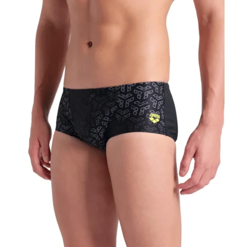 007922-550-MEN'S ARENA MONOGRAM SWIM LOW WAIST SHORT-005 Arena Kupaće gaće za plivanje niskog struka - Monogram