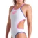 004732-189-W ARENA ONE DOUBLE CROSS BACK ONE PIECE-004.6379c7bd Arena Kupaći kostim za plivanje - One Double Cross Back (Belo/Pink)