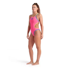 Arena Kupaći kostim za plivanje - One Double Cross Back (Pink)