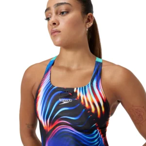 Speedo Kupaći kostim za plivanje - Allover Printed Leaderback Multi