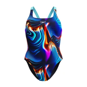 Speedo Kupaći kostim za plivanje - Allover Printed Leaderback Multi
