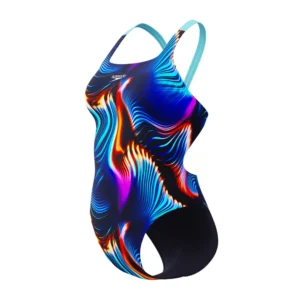 Speedo Kupaći kostim za plivanje - Allover Printed Leaderback Multi