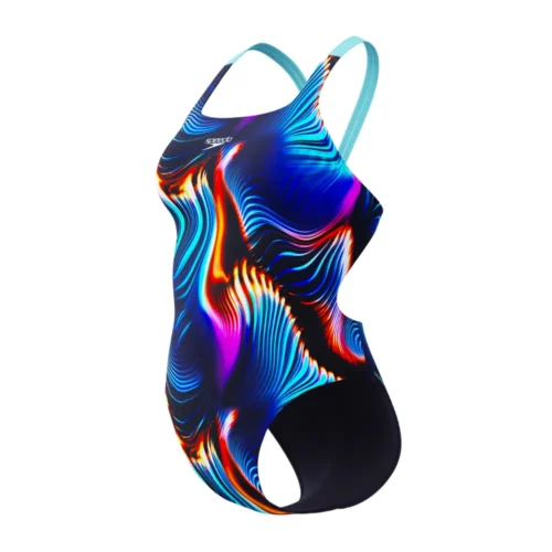 Speedo Kupaći kostim za plivanje - Allover Printed Leaderback Multi