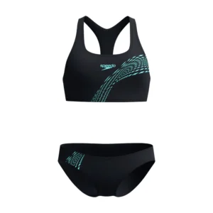 8-00354618419-Y1 Speedo Kupaći kostim za plivanje - Placement Bikini Black