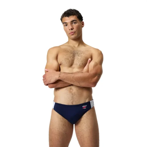 8-00507801529-X2 Speedo Kupaće gaće za plivanje - Jetstream Retro Colorblock (Teget)