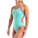 010350-891-WOMEN'S ARENA SWIMSUIT TIE BACK SOLID-004 Arena Kupaći kostim za plivanje - Tie Back Solid (Tirkiz plava)