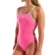 010350-970-WOMEN'S ARENA SWIMSUIT TIE BACK SOLID-004 Arena Kupaći kostim za plivanje - Tie Back Solid (Pink)