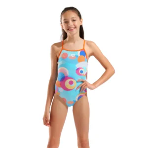 010718-853-G ARENA LEISURE SWIMSUIT LIGHTDROPBACK L-001 Arena Kupaći kostim za devojčice - Leisure Light Drop Back