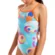 010718-853-G ARENA LEISURE SWIMSUIT LIGHTDROPBACK L-004 Arena Kupaći kostim za devojčice - Leisure Light Drop Back