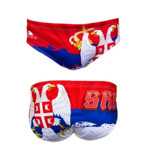 Turbo kupaće gaće za vaterpolo - SERBIA Flag