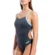 004766-588-WOMEN'S TEAM SWIMSUIT CHALLENGE SOLID-004 Arena Kupaći kostim za plivanje - Team Challenge Solid Asphalt Water Limited Edition