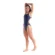 010156-700-W ARENA SNAKESKIN SWIMSUIT CHALLENGE-003 Arena Kupaći kostim za plivanje - Snakeskin Challenge Back Navy