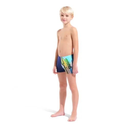 011793-750-B ARENA LOUD SWIM SHORT-003 Arena Kupaće gaće za dečake - Loud Swim Short Navy Multi