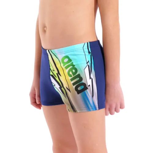 011793-750-B ARENA LOUD SWIM SHORT-004 Arena Kupaće gaće za dečake - Loud Swim Short Navy Multi