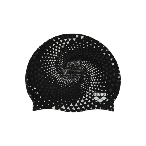 1E368-273-PRINT 2-S-001 Arena Kapa za plivanje - Print 2 Cap Black White