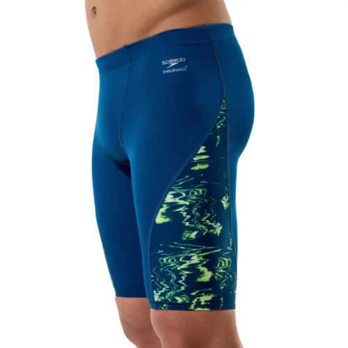 8-005190005-W2 Speedo Kupaće gaće za plivanje - Spliced Printed Jammer Blue
