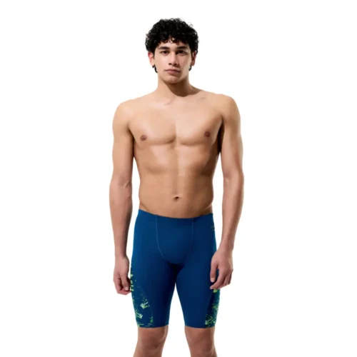 8-005190005-X2 Speedo Kupaće gaće za plivanje - Spliced Printed Jammer Blue