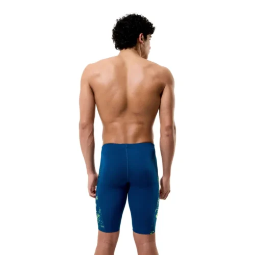 8-005190005-X4 Speedo Kupaće gaće za plivanje - Spliced Printed Jammer Blue