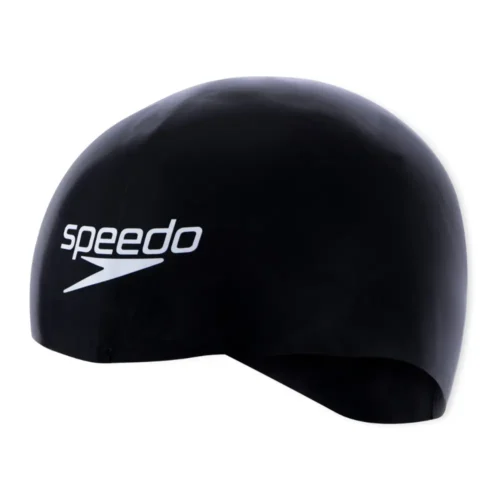 Speedo Fastskin Swimming Cap Black White - Kapa za plivanje