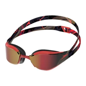 Speedo Fastskin Hyper Elite Mirror Black Red - Naočare za plivanje