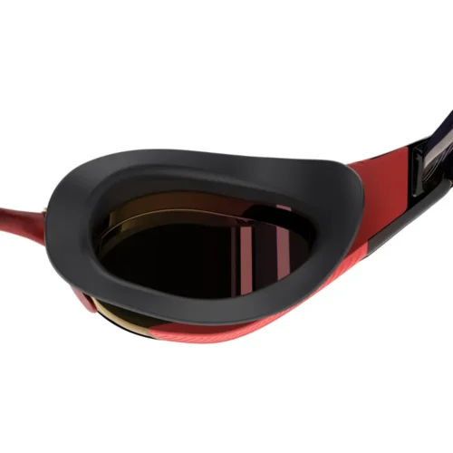 8-12818007-Z6 Speedo Fastskin Hyper Elite Mirror Black Red - Naočare za plivanje
