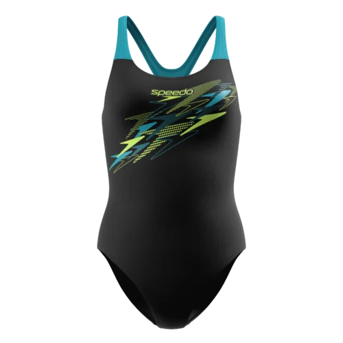 8-A000111005-R1 Speedo Kupaći kostim za plivanje - Medley Logo Medalist 1pcs Black