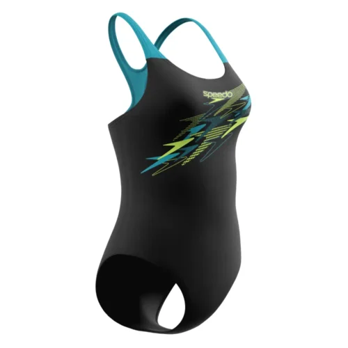 8-A000111005-R2 Speedo Kupaći kostim za plivanje - Medley Logo Medalist 1pcs Black