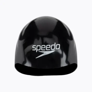 Speedo Fastskin Swimming Cap Black White - Kapa za plivanje