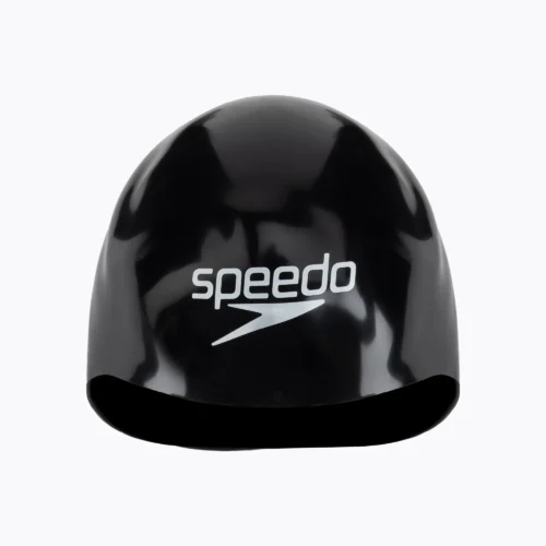 Speedo Fastskin Swimming Cap Black White - Kapa za plivanje